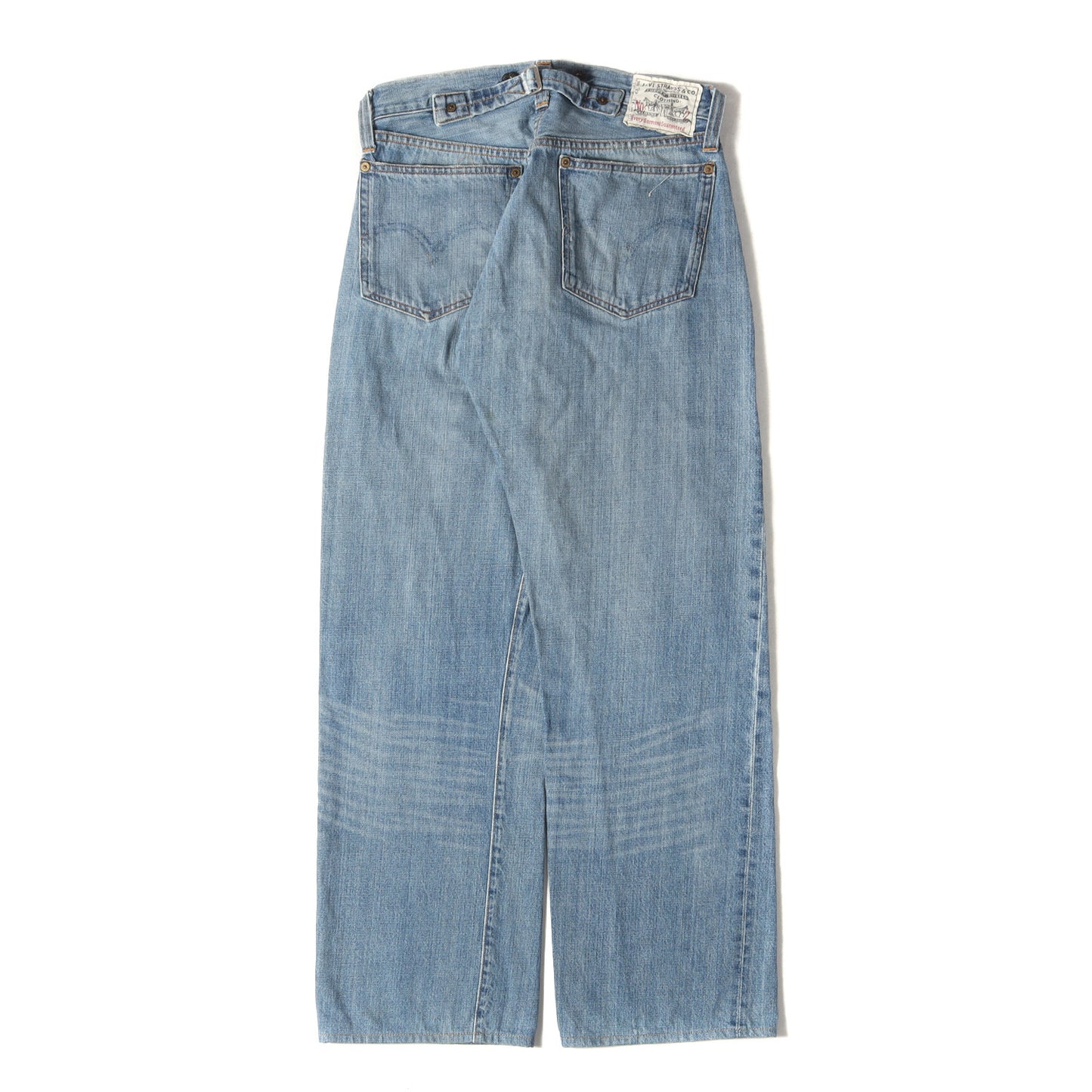 90s 1920年代復刻 バレンシア工場 ヴィンテージ加工 201 デニムパンツ(20201-0128 / USA製)