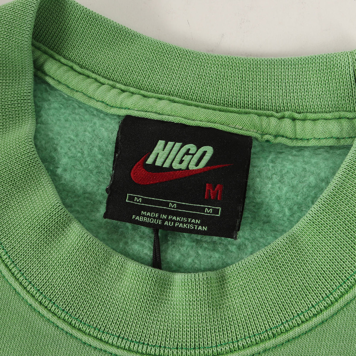 24AW ×NIGO スウッシュロゴ 後染め スウェット(AS NRG Crew Fleece)