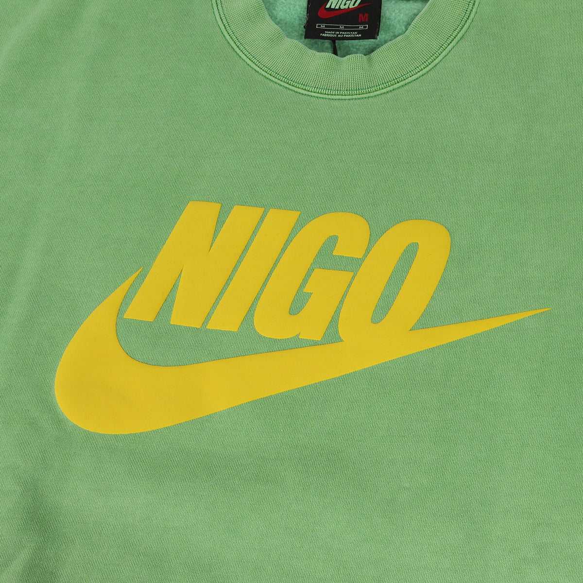24AW ×NIGO スウッシュロゴ 後染め スウェット(AS NRG Crew Fleece)