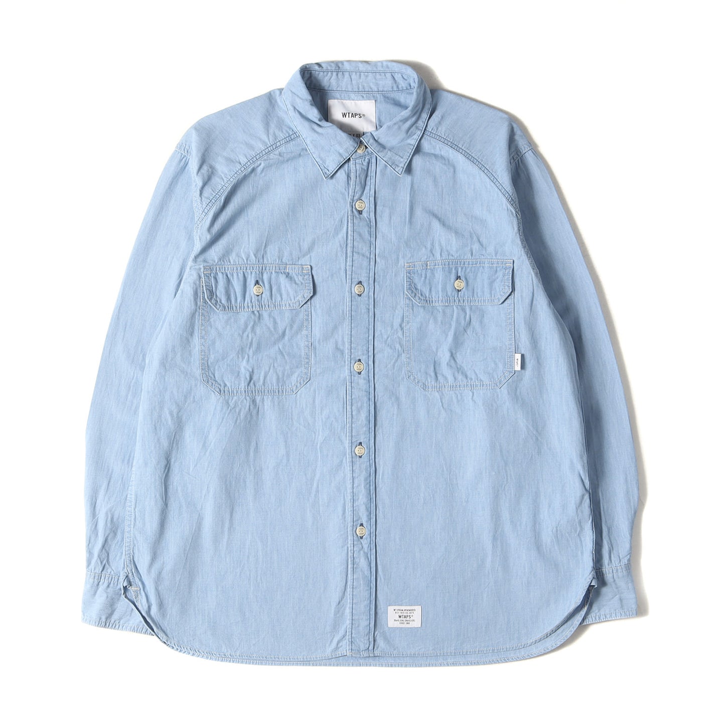 24AW ブランドロゴ シャンブレー ワークシャツ(CB / LS / COTTON. CHAMBRAY)