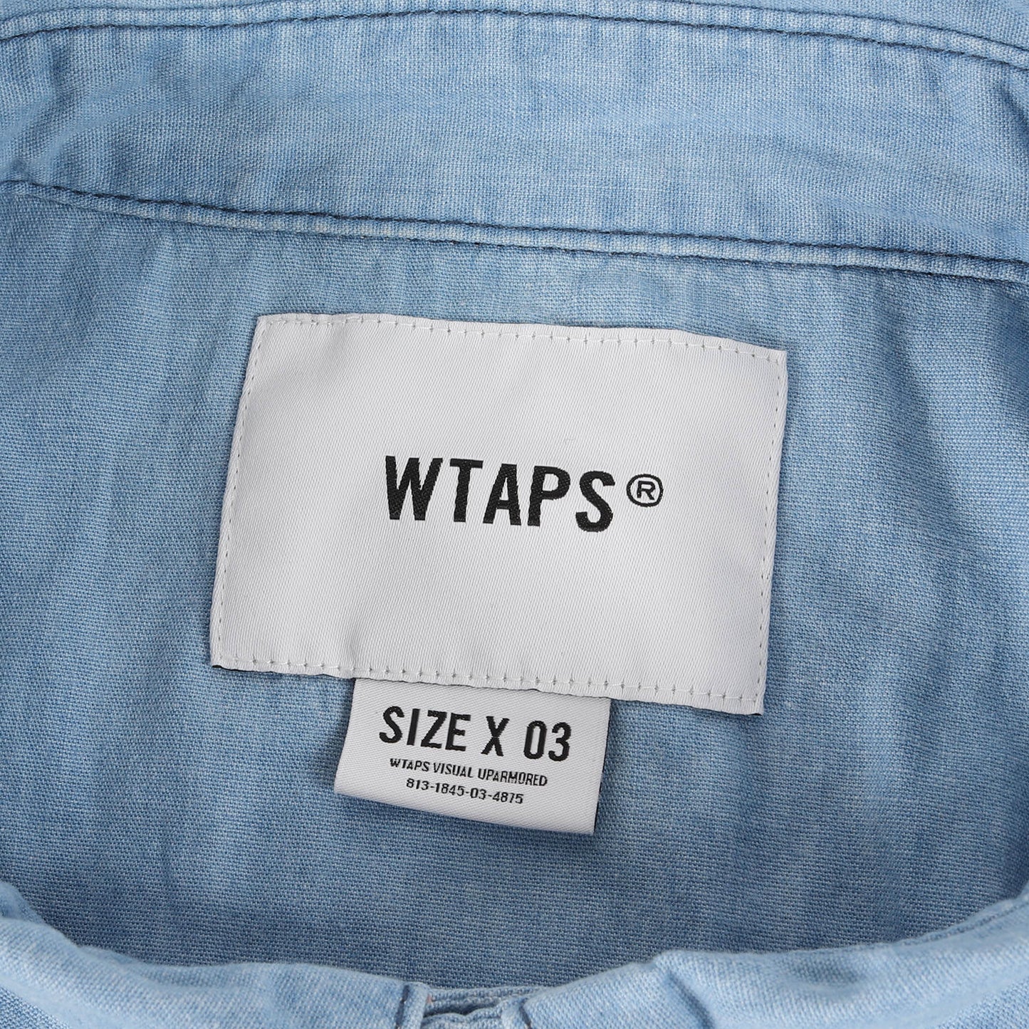 24AW ブランドロゴ シャンブレー ワークシャツ(CB / LS / COTTON. CHAMBRAY)