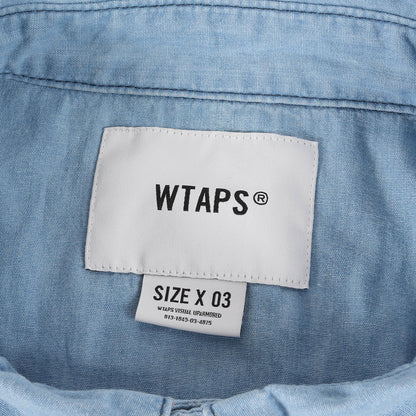 24AW ブランドロゴ シャンブレー ワークシャツ(CB / LS / COTTON. CHAMBRAY)