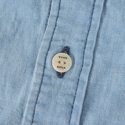 24AW ブランドロゴ シャンブレー ワークシャツ(CB / LS / COTTON. CHAMBRAY)