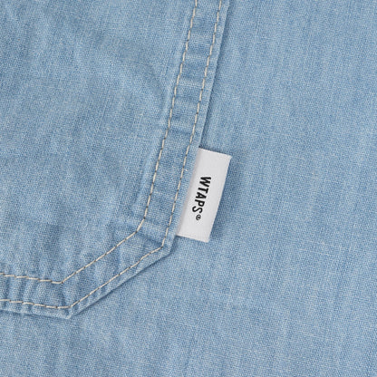 24AW ブランドロゴ シャンブレー ワークシャツ(CB / LS / COTTON. CHAMBRAY)