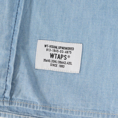 24AW ブランドロゴ シャンブレー ワークシャツ(CB / LS / COTTON. CHAMBRAY)