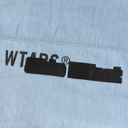 24AW ブランドロゴ シャンブレー ワークシャツ(CB / LS / COTTON. CHAMBRAY)