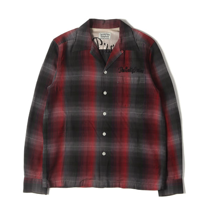 WACKO MARIA (ワコマリア) チェーン刺繍ロゴ オンブレチェック 