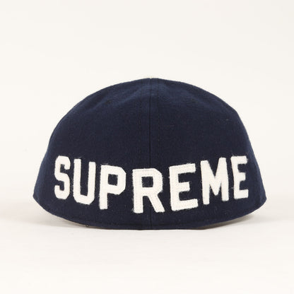 ×Ebbets Field Flannels バックロゴ ウール ベースボールキャップ(Back Hit Ebbets Fitted Cap)
