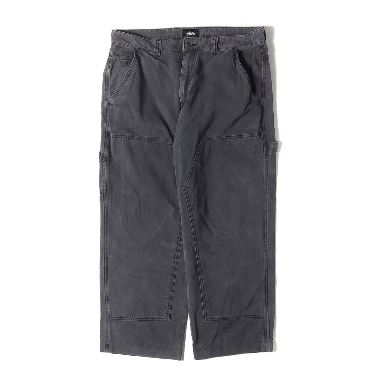 20AW ウォッシュド キャンバス ダブルニー ペインターパンツ(Washed Canvas Work)