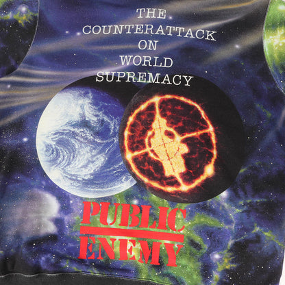 ×UNDERCOVER ×PUBLIC ENEMY 総柄グラフィック スウェットパーカー(Hooded Sweatshirt)