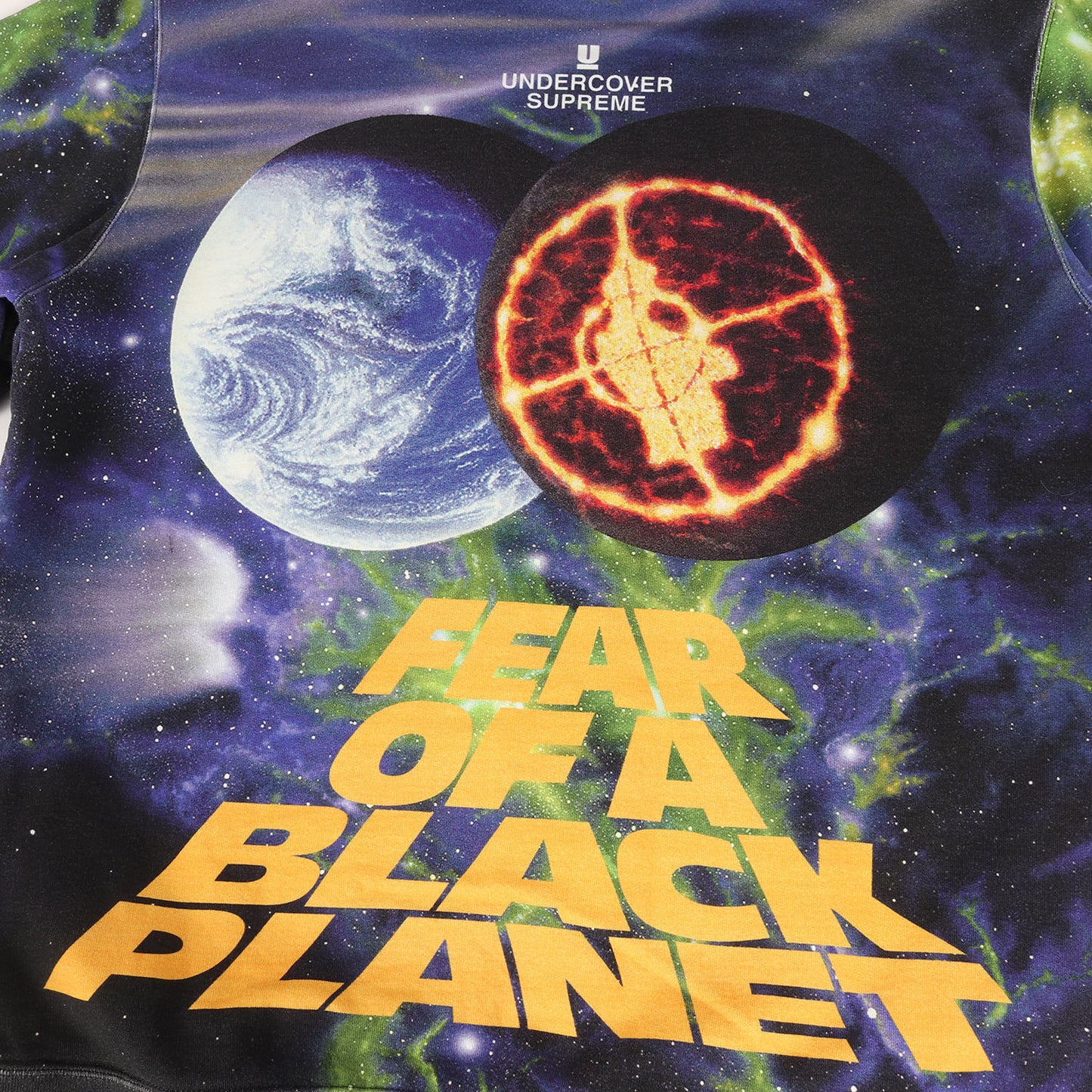 ×UNDERCOVER ×PUBLIC ENEMY 総柄グラフィック スウェットパーカー(Hooded Sweatshirt)