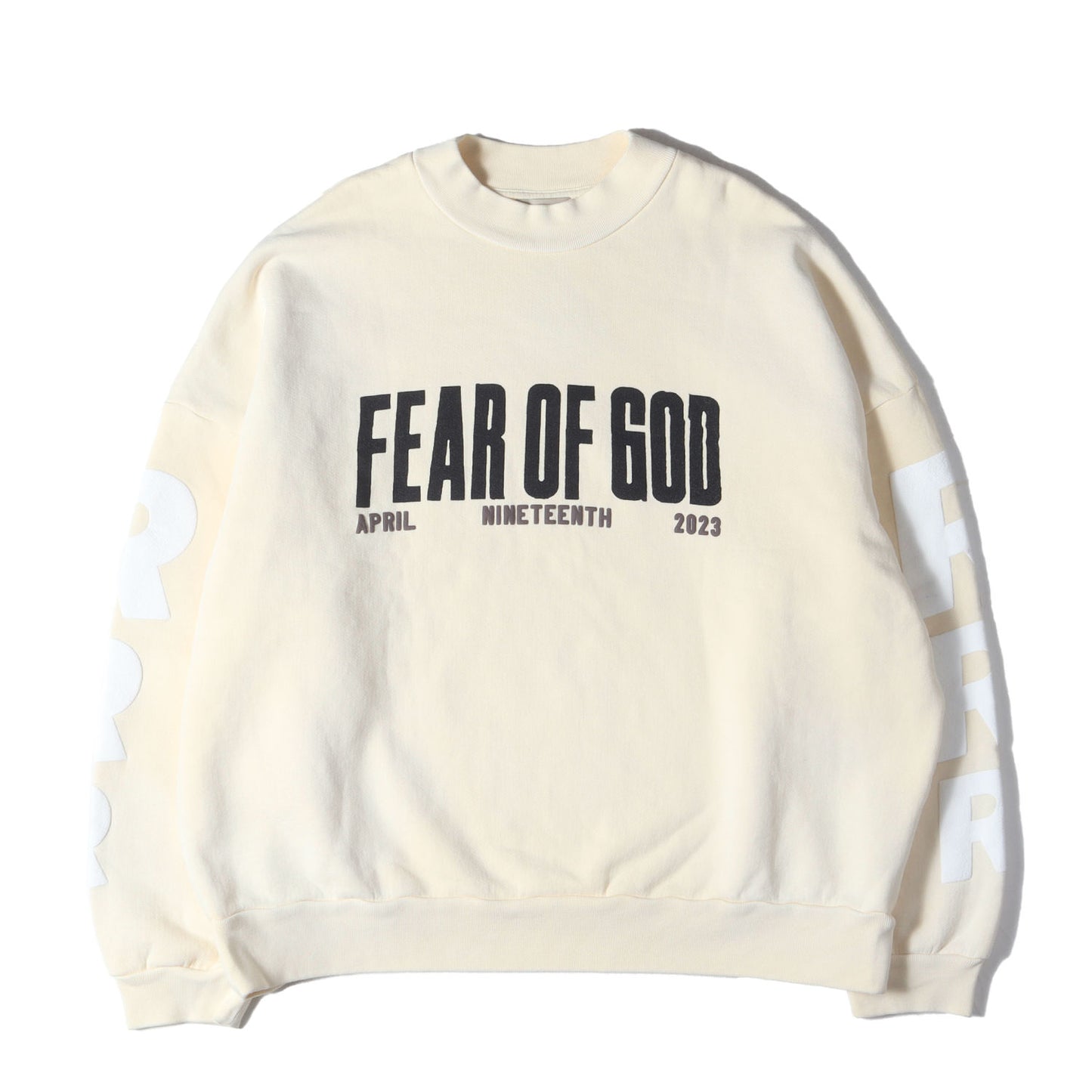 23SS ×RRR123 オーバーサイズ クルーネック スウェット(April 19 Crewneck)