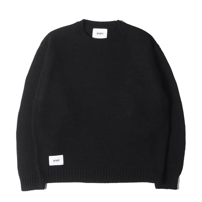 24AW ロゴ刺繍 クルーネック ニット セーター(SIGN / SWEATER / POLY)
