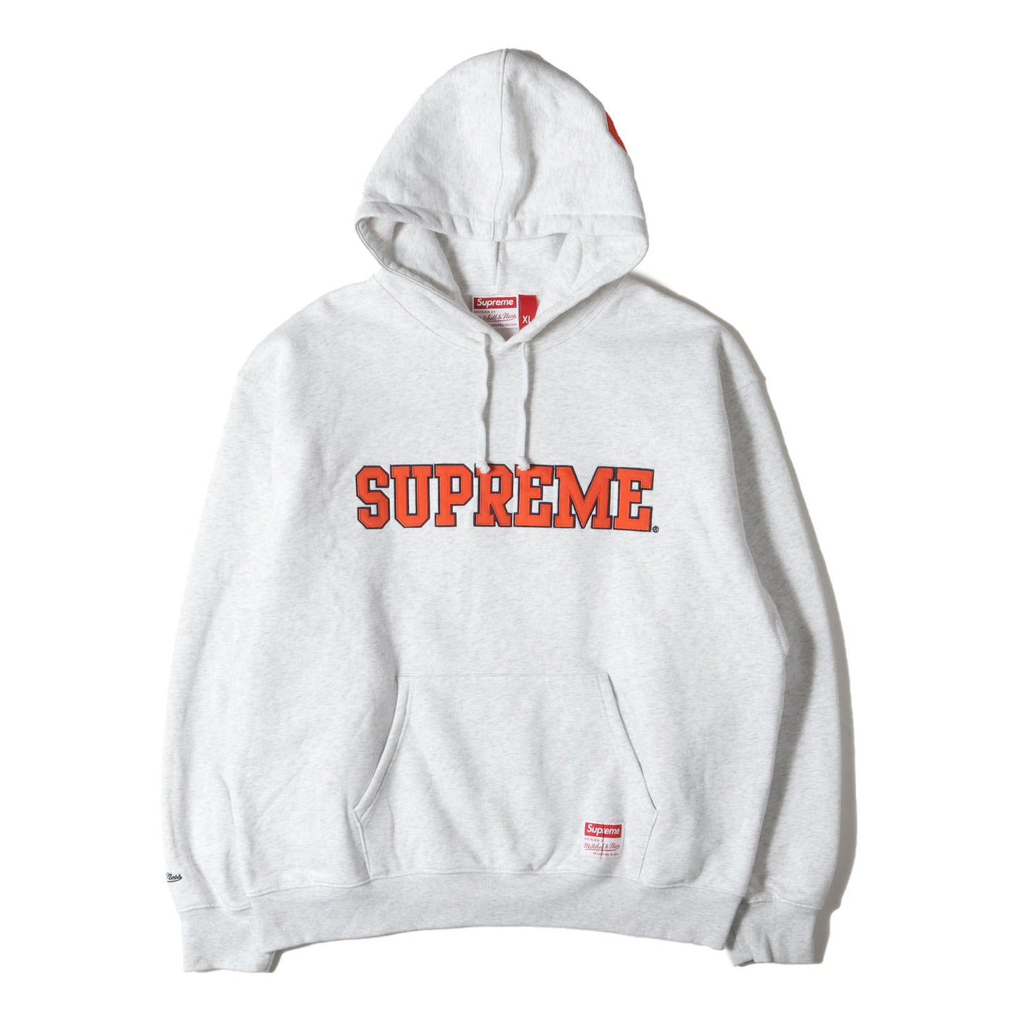 24AW ×Mitchell & Ness ×NCAA アップリケロゴ スウェット パーカー(Hooded Sweatshirt)