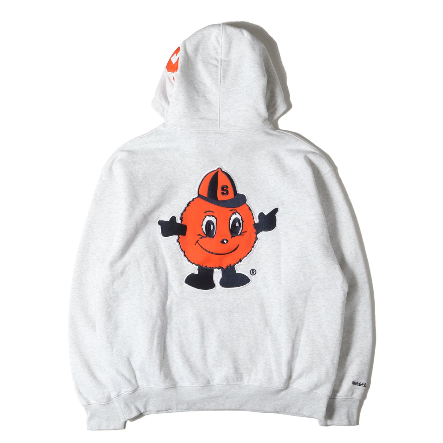 24AW ×Mitchell & Ness ×NCAA アップリケロゴ スウェット パーカー(Hooded Sweatshirt)