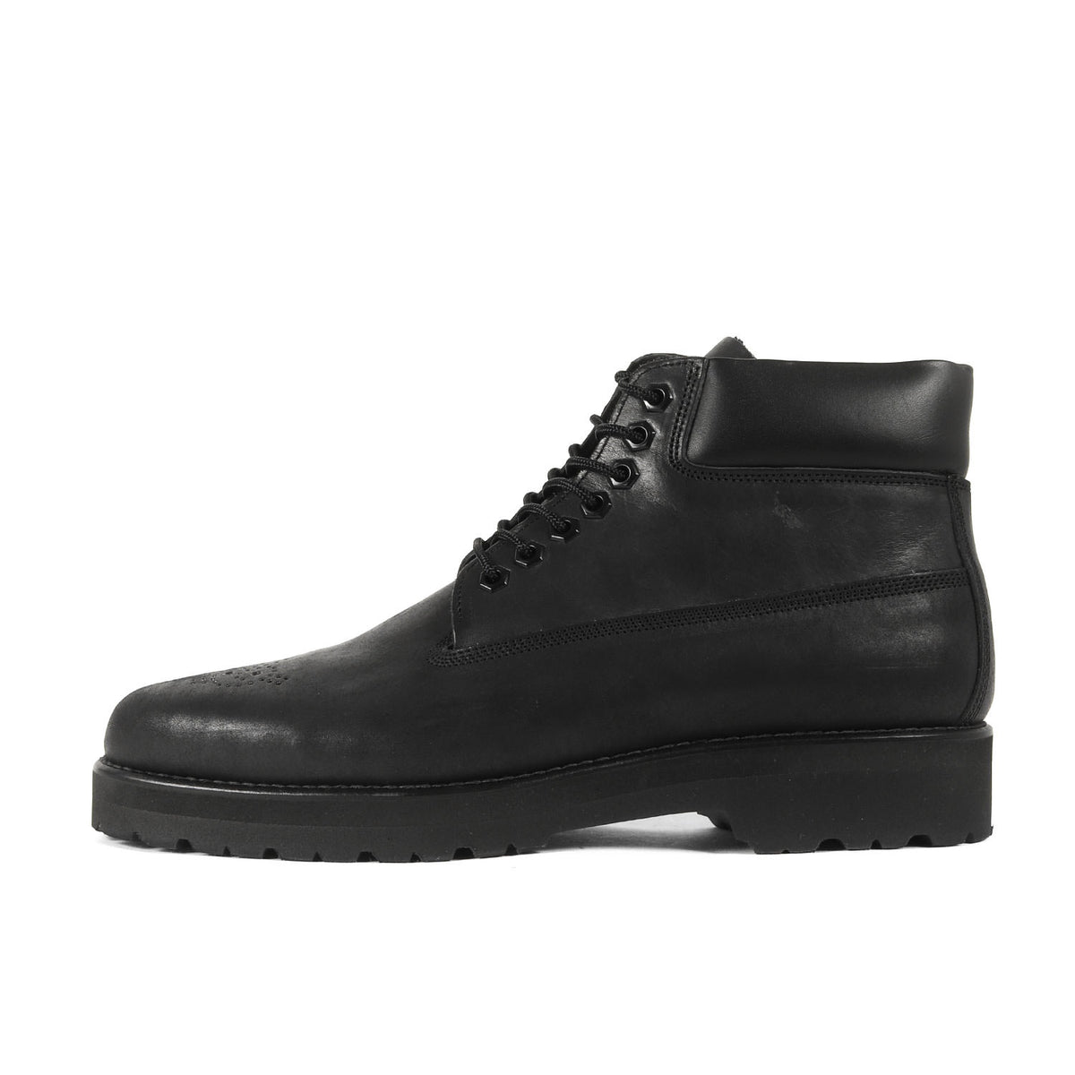 ×Tomo&Co ×THE UNION スムースレザー レースアップ ブーツ(7 Hole Lace Up Boots)
