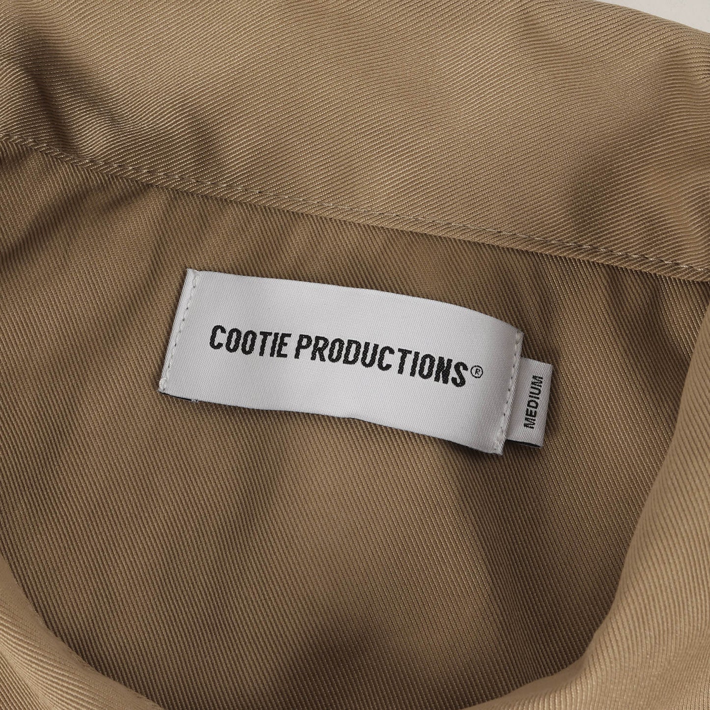 24AW オーバーサイズ ナイロン チノクロス ワークシャツ(Nylon Chino Cloth L/S Work Shirt)