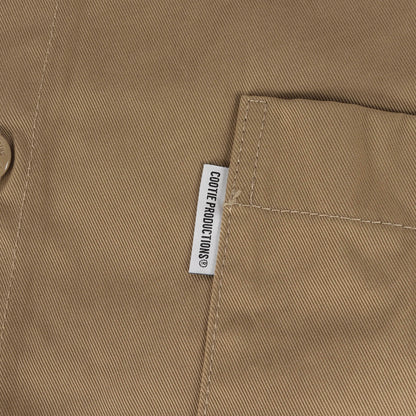 24AW オーバーサイズ ナイロン チノクロス ワークシャツ(Nylon Chino Cloth L/S Work Shirt)