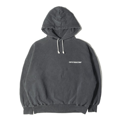 23AW ピグメントダイ加工 オーバーサイズ スウェット パーカー(Pigment Dyed Open End Yarn Sweat Hoodie)