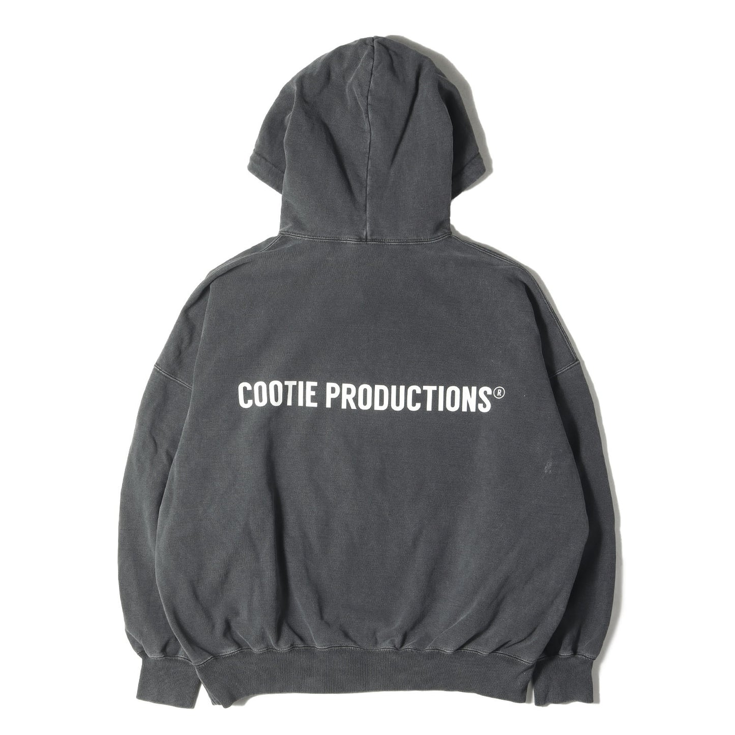 23AW ピグメントダイ加工 オーバーサイズ スウェット パーカー(Pigment Dyed Open End Yarn Sweat Hoodie)