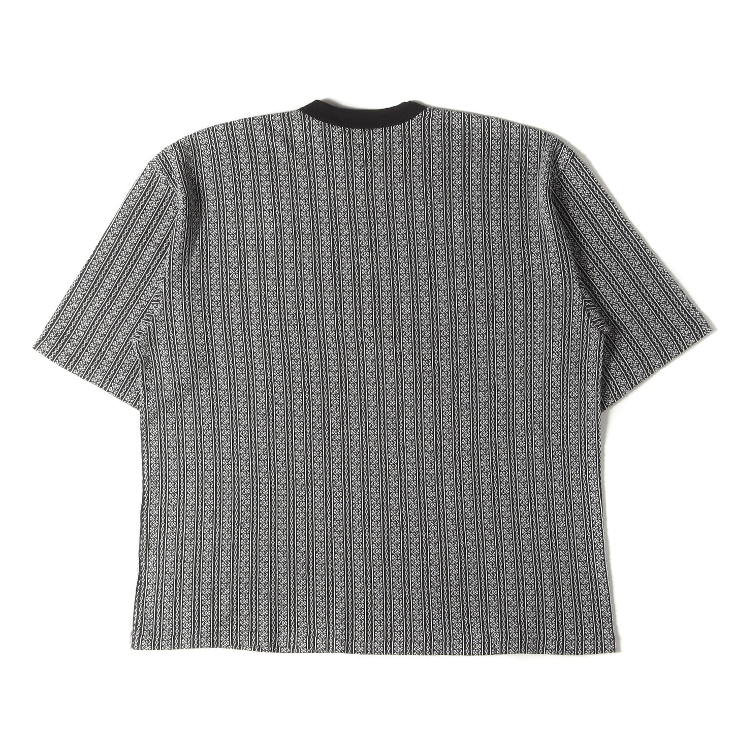 ジャガードストライプ クルーネック Tシャツ(Jacquard Stripe S/S Tee)