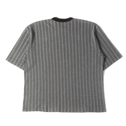 ジャガードストライプ クルーネック Tシャツ(Jacquard Stripe S/S Tee)