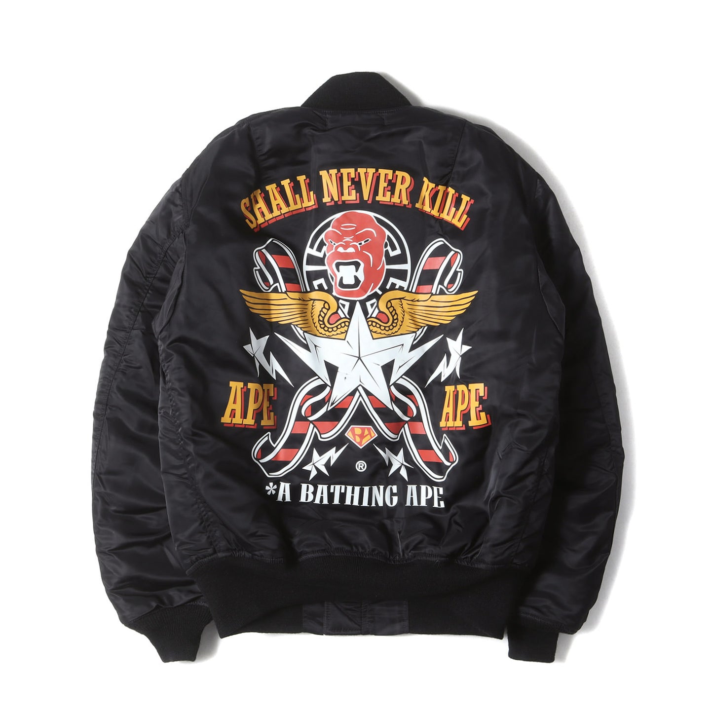 00s ×THE REAL McCOY'S ウイングロゴ MA-1 フライトジャケット