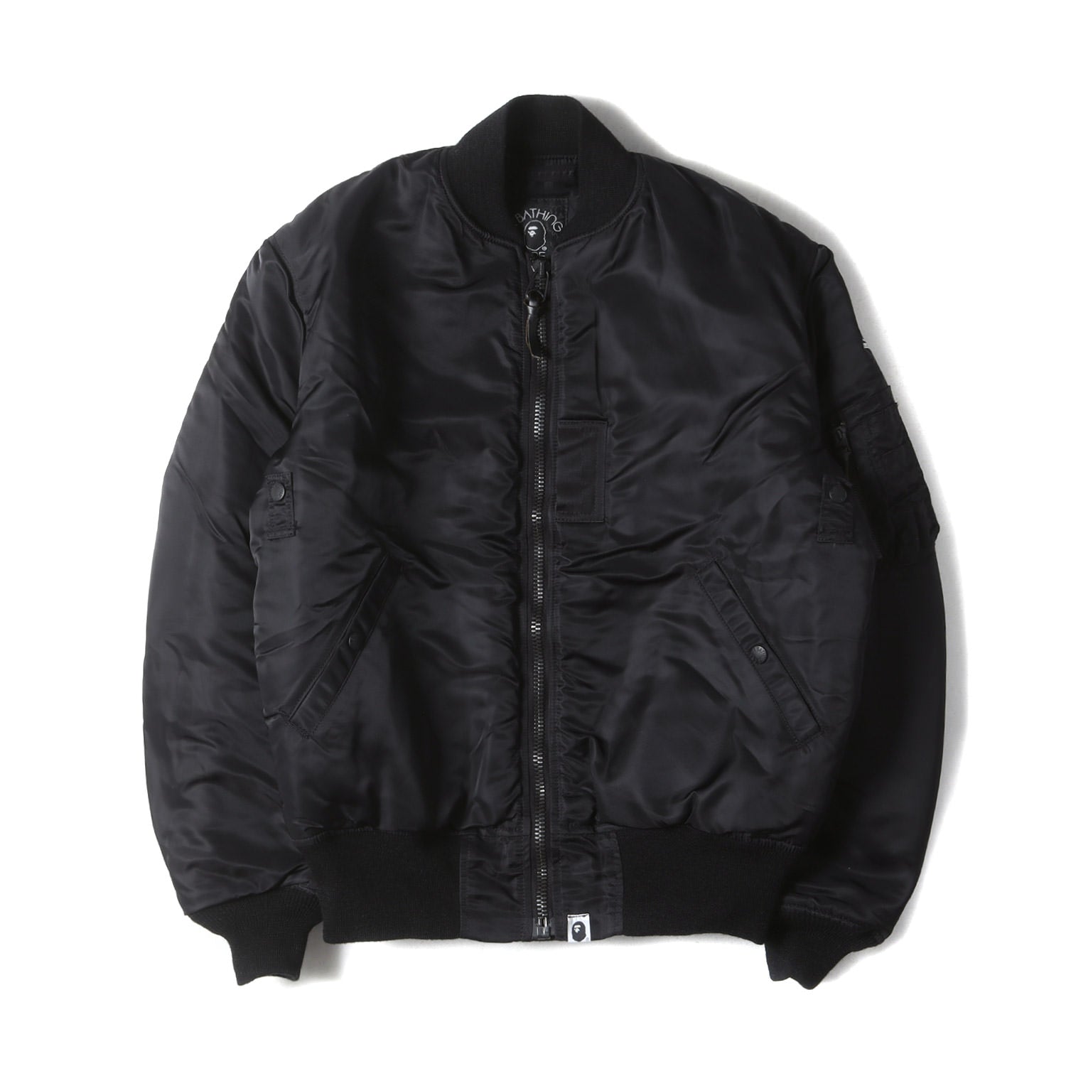 A BATHING APE アベイシングエイプ MA-1 フライトジャケット M 公式 ア 