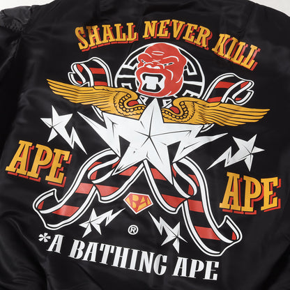 00s ×THE REAL McCOY'S ウイングロゴ MA-1 フライトジャケット