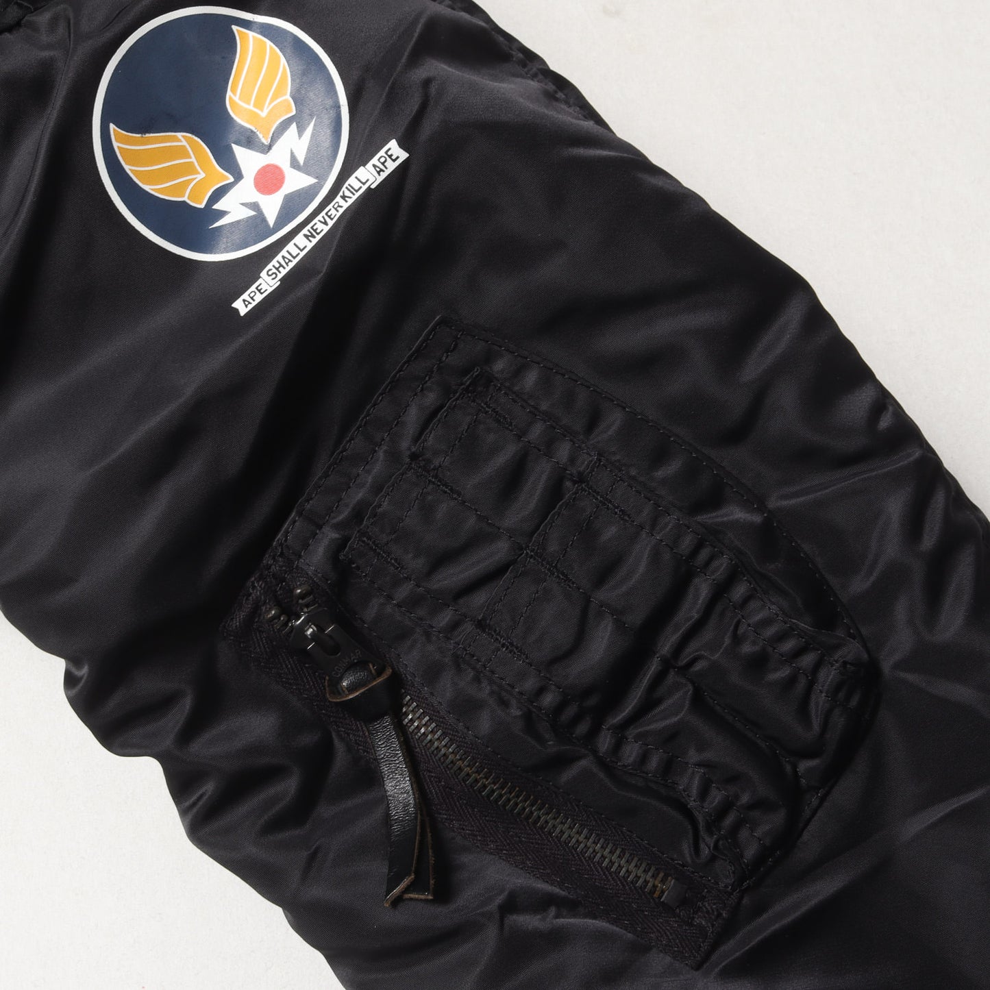 00s ×THE REAL McCOY'S ウイングロゴ MA-1 フライトジャケット