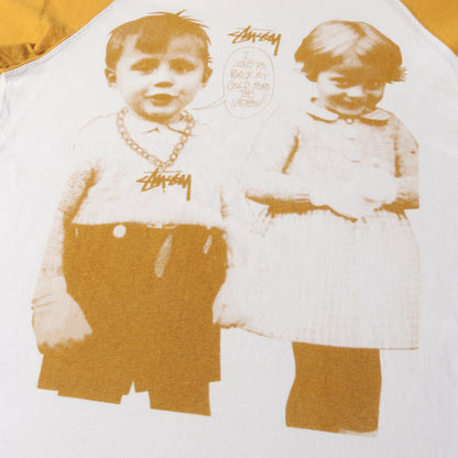 00s ROCK MY GOLD オールドフォト 7分袖 Tシャツ