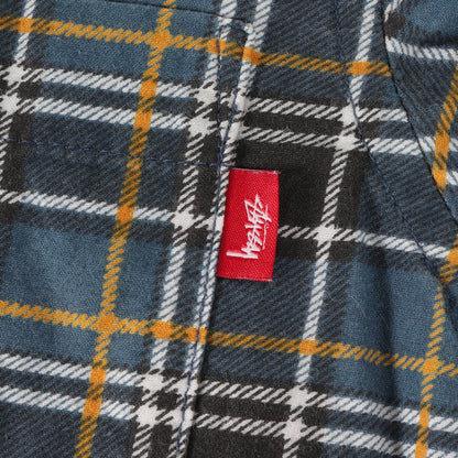 00s プリントチェック ボタンダウン フランネルシャツ