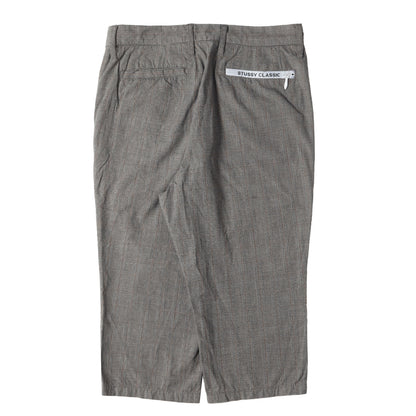 00s グレンチェック クロップドパンツ