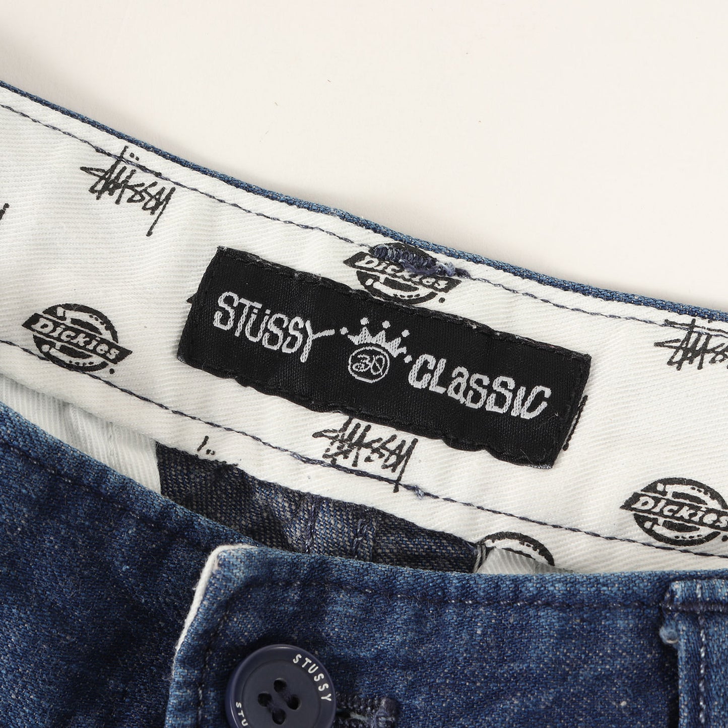 00s ×Dickies デニム クロップドパンツ