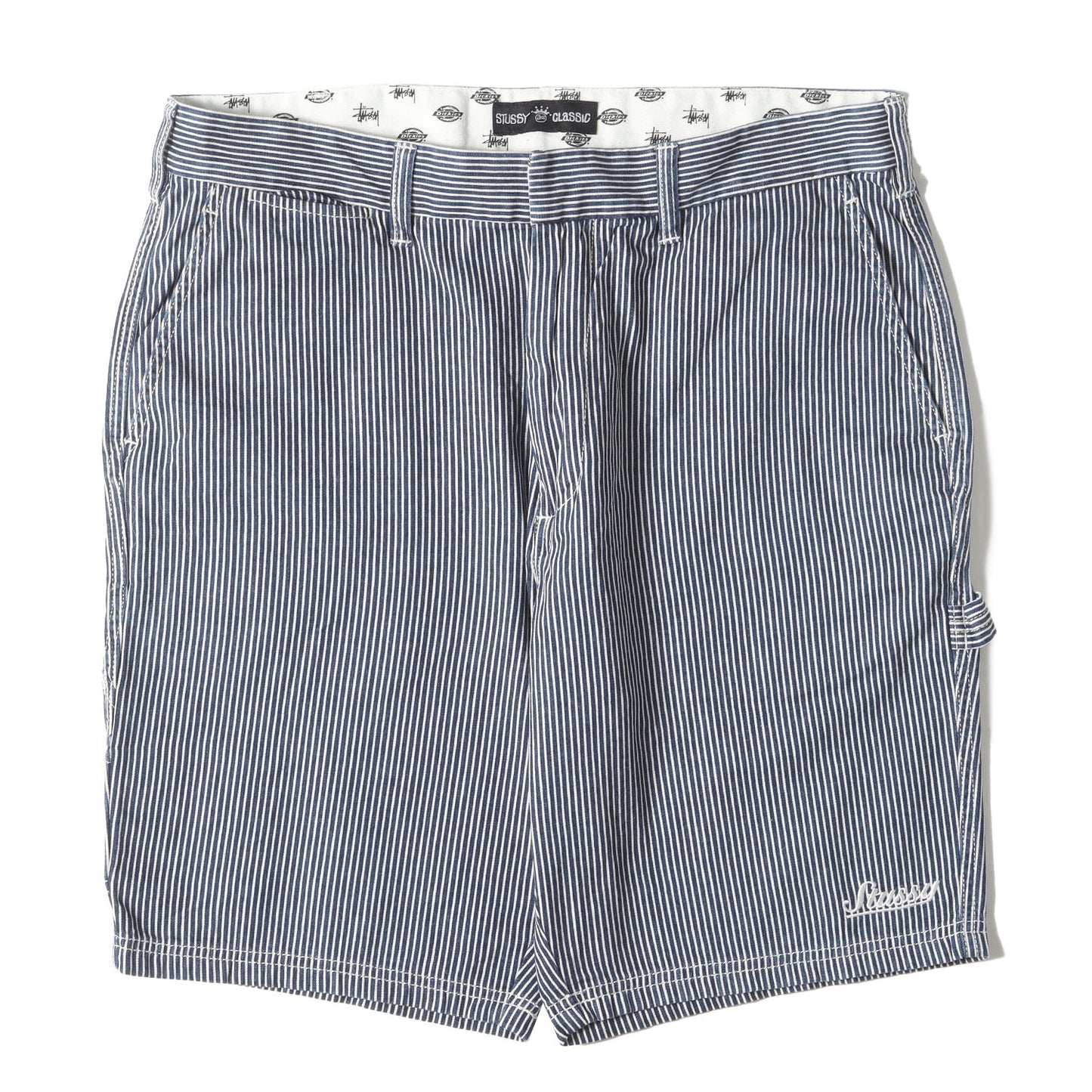 00s ×Dickies ヒッコリーストライプ ペインター ショーツ