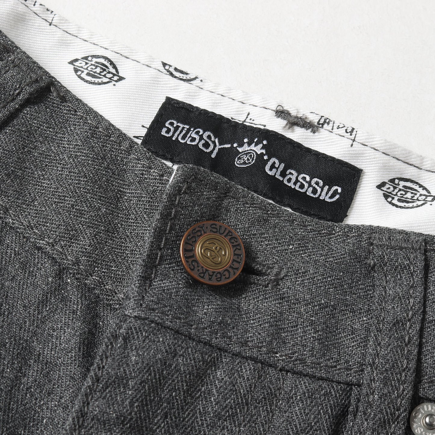 ×Dickies ヘリンボーン 5ポケットパンツ
