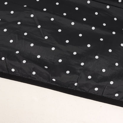 ポルカドット柄 リバーシブル フリース ジャケット