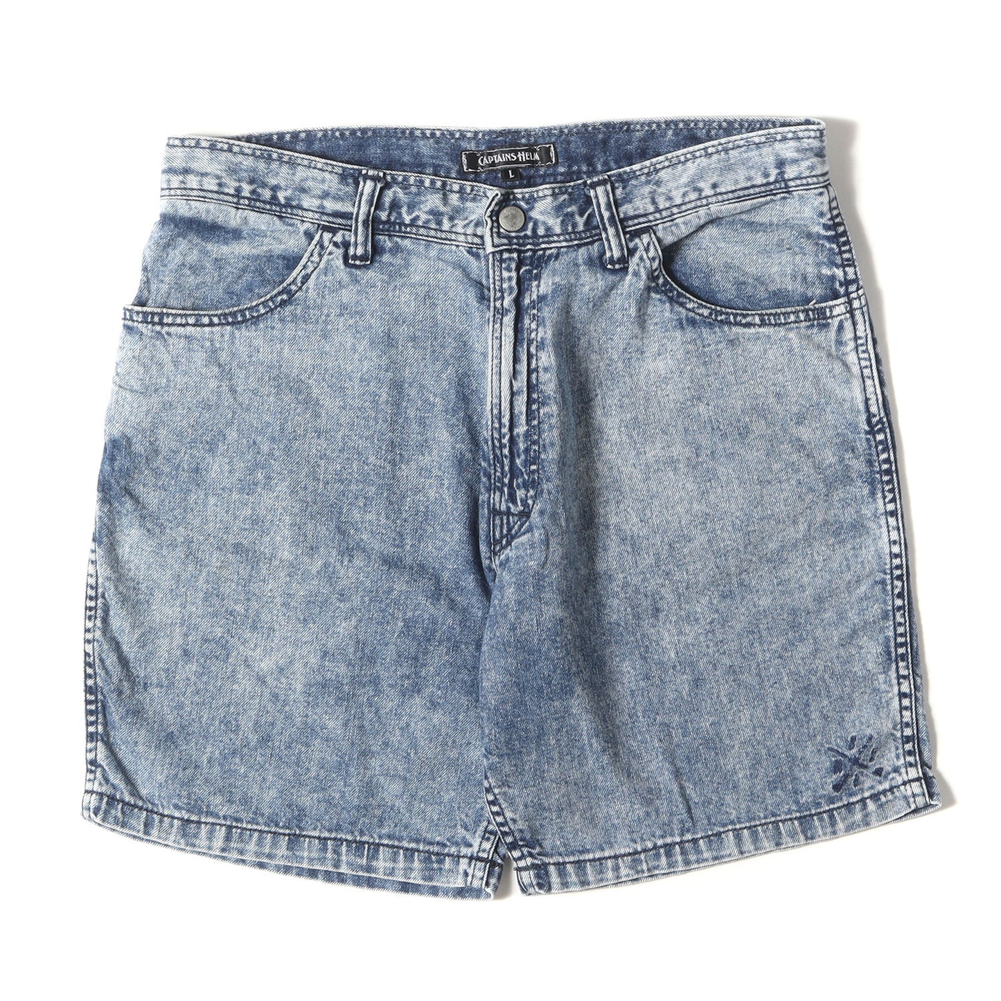 ケミカル デニム ショーツ(CHEMICAL DENIM SHORTS)