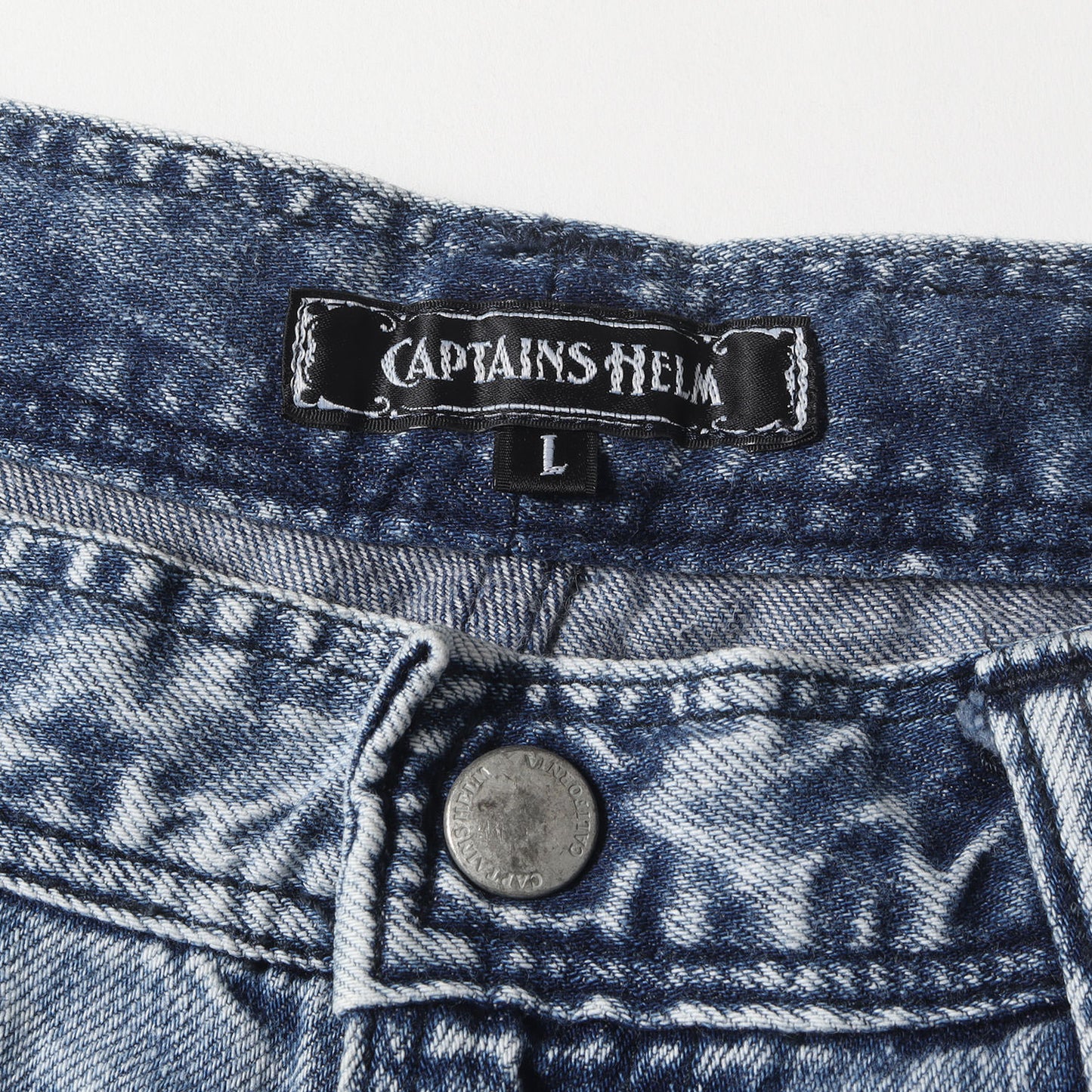 ケミカル デニム ショーツ(CHEMICAL DENIM SHORTS)