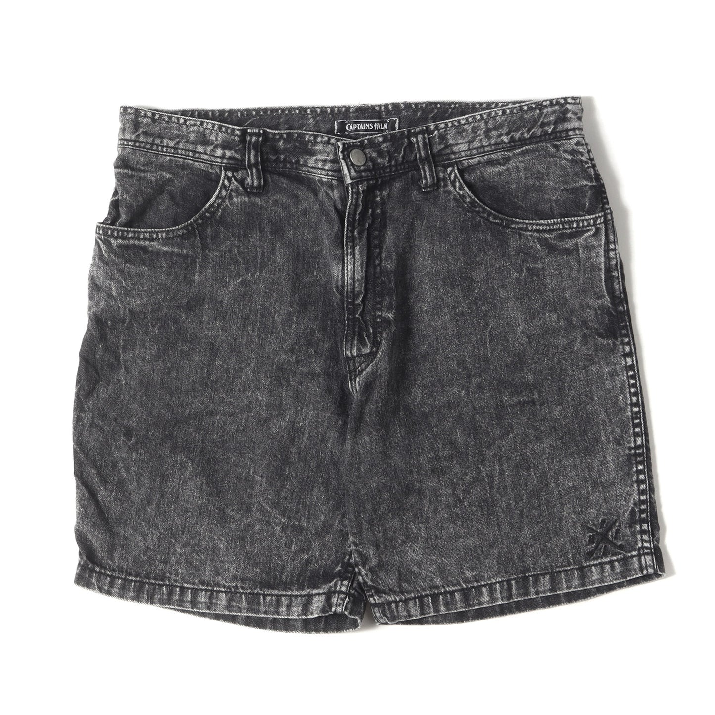ケミカルウォッシュ デニム ショーツ(CHEMICAL DENIM SHORTS)