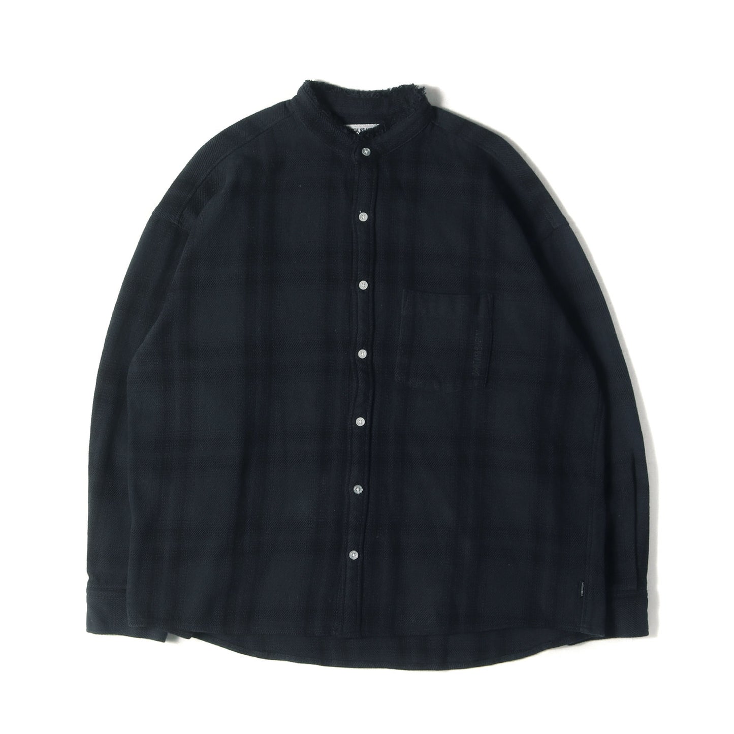 23AW カットオフ ヘビー チェック ネルシャツ(CUT-OFF CHECK SHIRTS)