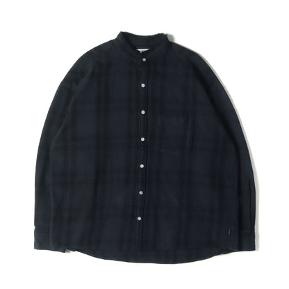 23AW カットオフ ヘビー チェック ネルシャツ(CUT-OFF CHECK SHIRTS)