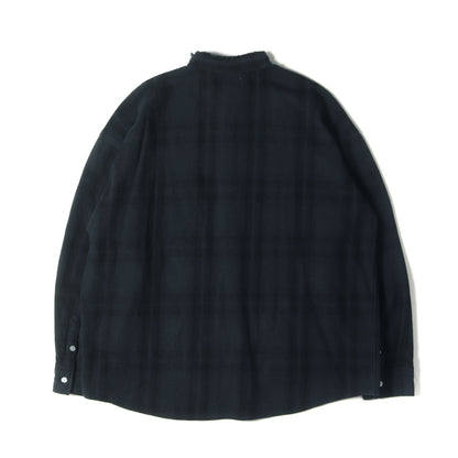 23AW カットオフ ヘビー チェック ネルシャツ(CUT-OFF CHECK SHIRTS)