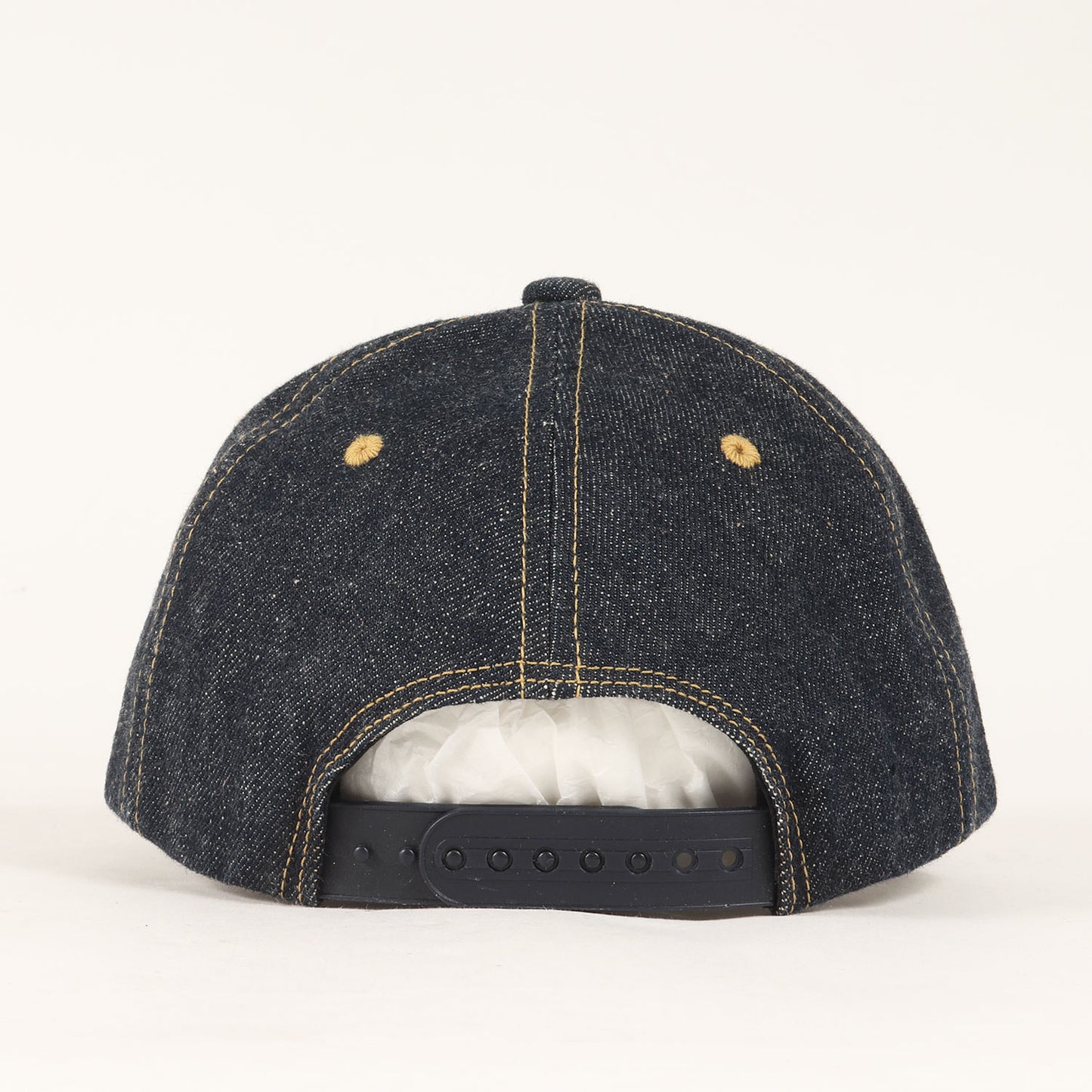 エンブレムパッチ デニム 6パネルキャップ