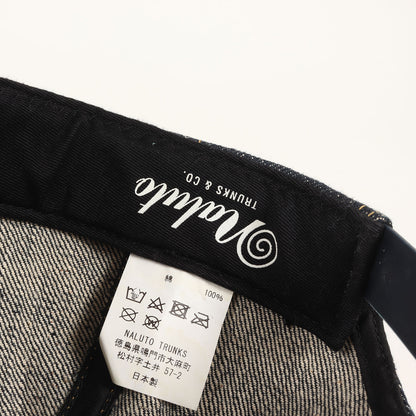 エンブレムパッチ デニム 6パネルキャップ