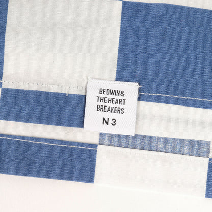 チェッカーフラッグ柄 ボタンダウン 半袖シャツ(S/S BD CHECKER SHIRT ‘TAYLOR’)