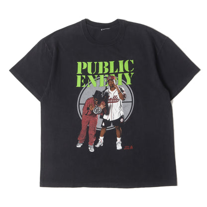 90s PUBLIC ENEMY APOCALYPSE '91 THE ENEMY STRIKES BLACK Tシャツ(USA製)