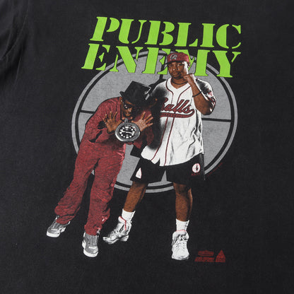 90s PUBLIC ENEMY APOCALYPSE '91 THE ENEMY STRIKES BLACK Tシャツ(USA製)