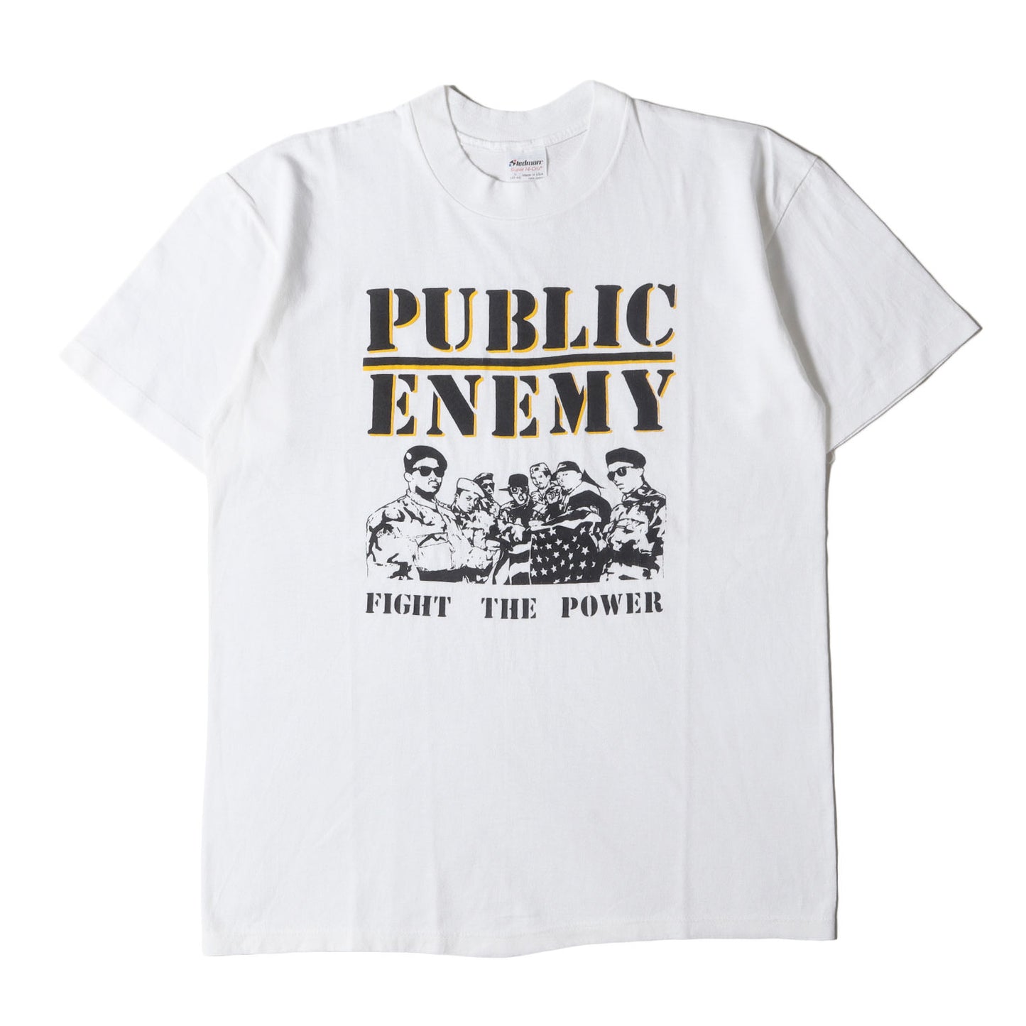90s PUBLIC ENEMY FIGHT THE POWER Tシャツ(Stedmanボディ / USA製)
