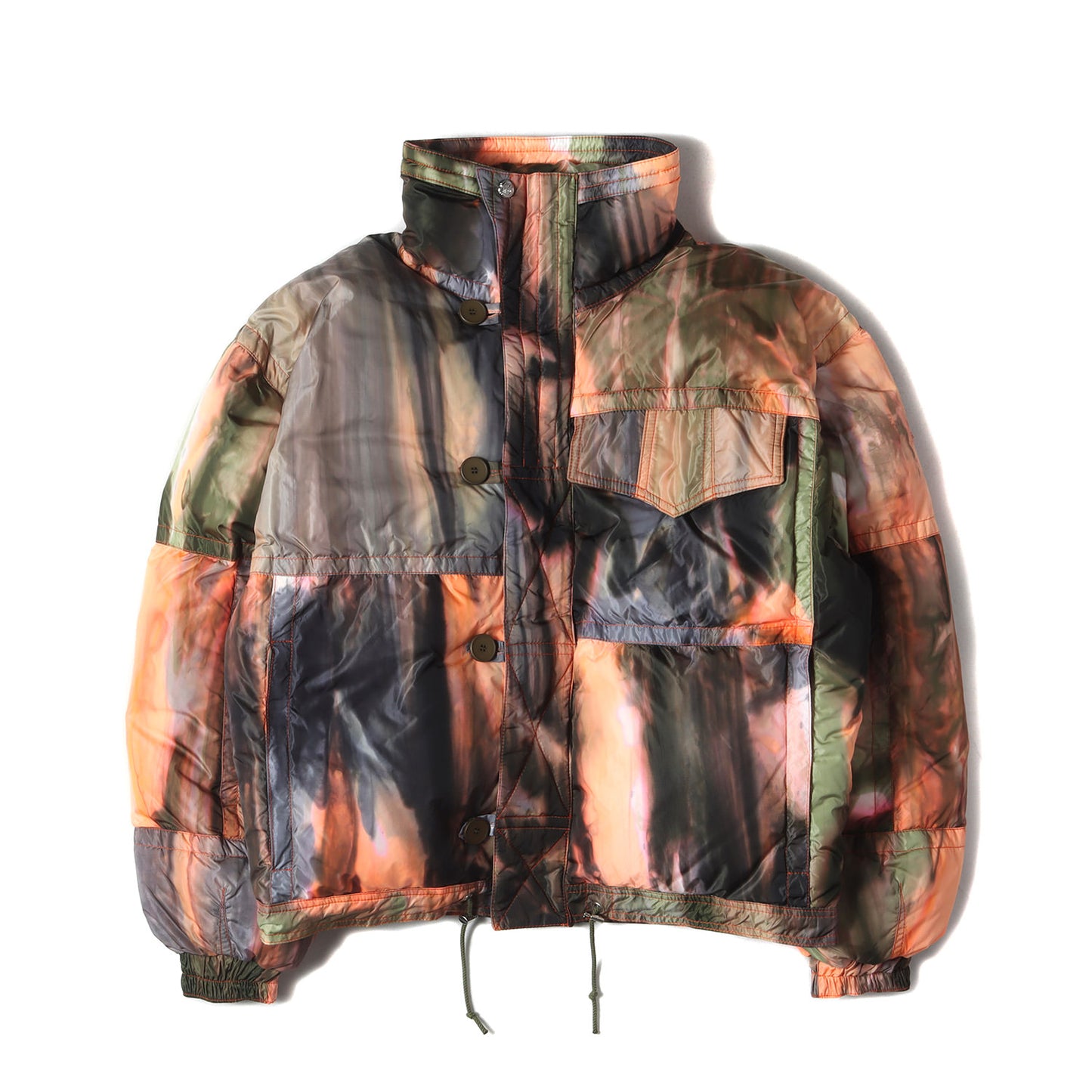 23AW タイダイ総柄 中綿 ジャケット(Tie Dye Print Down Puffer Jacket)